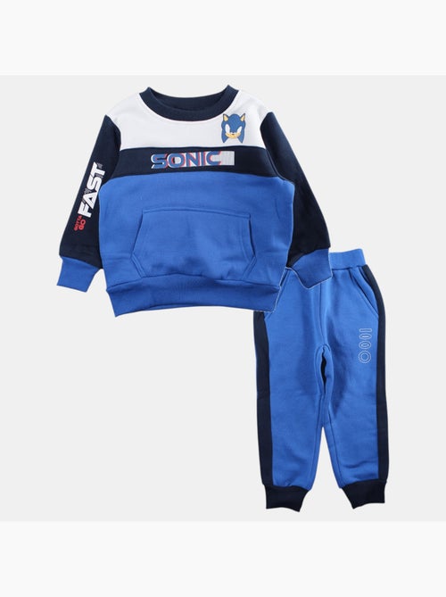 Sonic - Conjunto sudadera y pantal?n jogging ni?o - Kiabi Sonic - Conjunto sudadera y pantal?n jogging ni?o - Kiabi