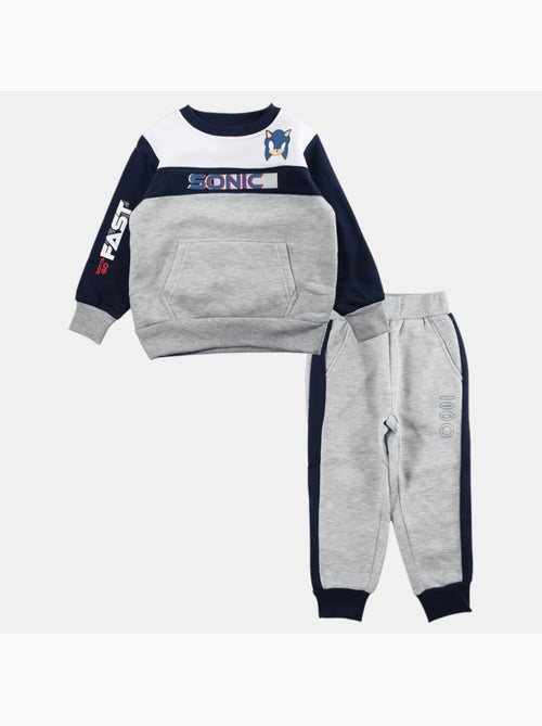 Sonic - Conjunto sudadera y pantal?n jogging ni?o - Kiabi Sonic - Conjunto sudadera y pantal?n jogging ni?o - Kiabi