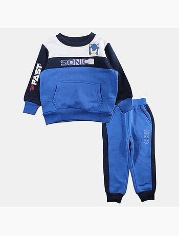 Sonic - Conjunto sudadera y pantalón jogging niño