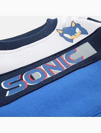 Sonic - Conjunto sudadera y pantalón jogging niño
