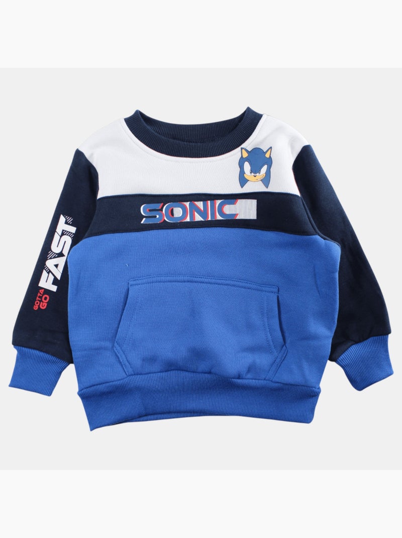 Sonic - Conjunto sudadera y pantalón jogging niño Azul marino - Kiabi
