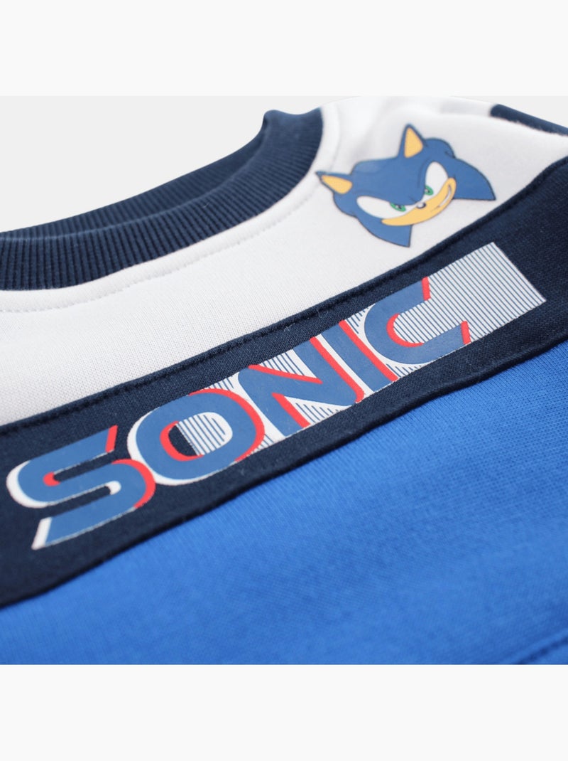 Sonic - Conjunto sudadera y pantalón jogging niño Azul marino - Kiabi