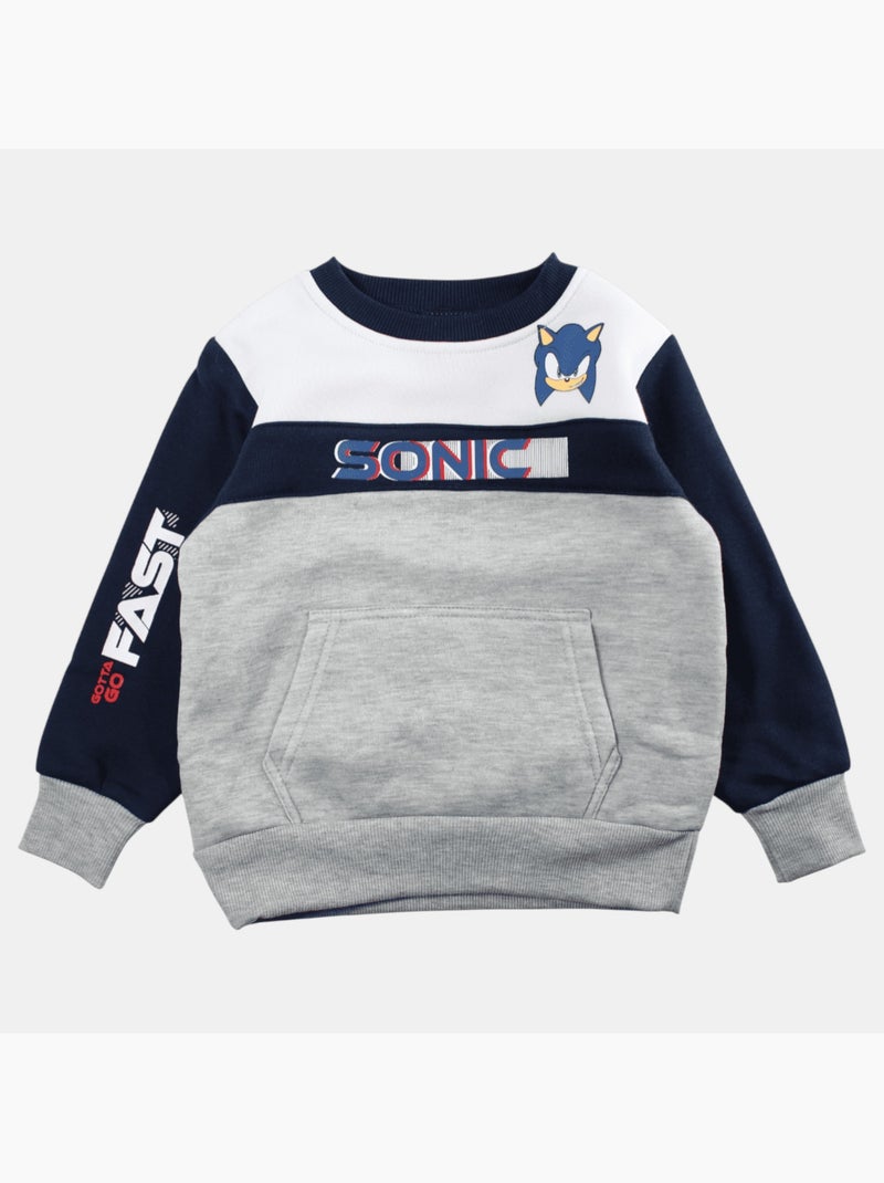 Sonic - Conjunto sudadera y pantalón jogging niño Gris - Kiabi