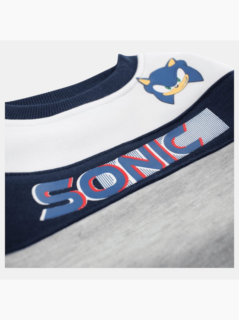 Sonic - Conjunto sudadera y pantalón jogging niño Gris - Kiabi