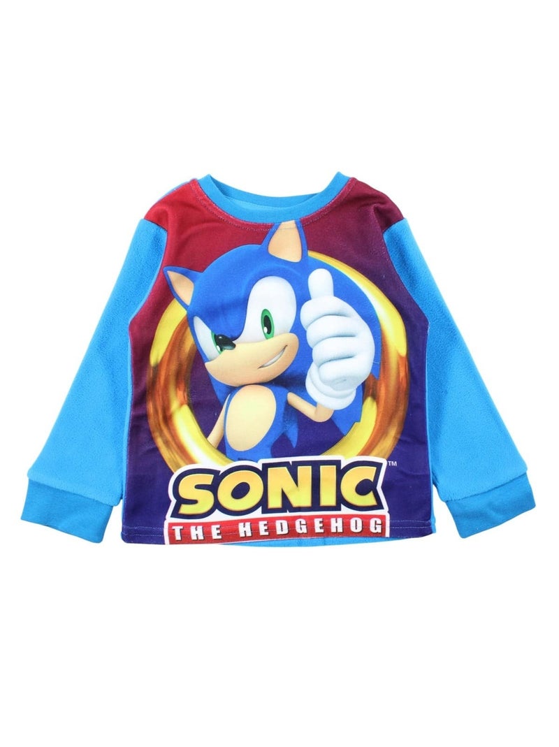 Sonic - Pijama polar para niño Azul - Kiabi
