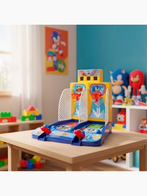 Sonic juego basket arcade de mesa con luz y sonido - Kiabi