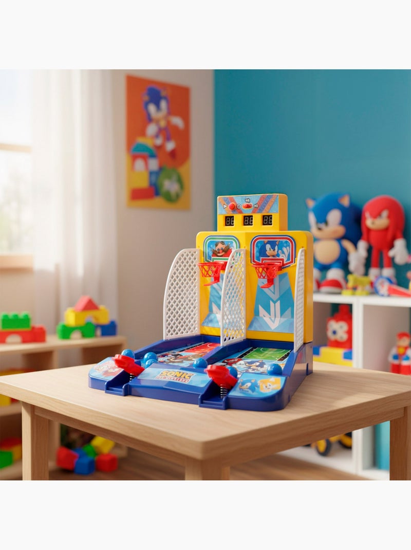 Sonic juego basket arcade de mesa con luz y sonido N/D - Kiabi