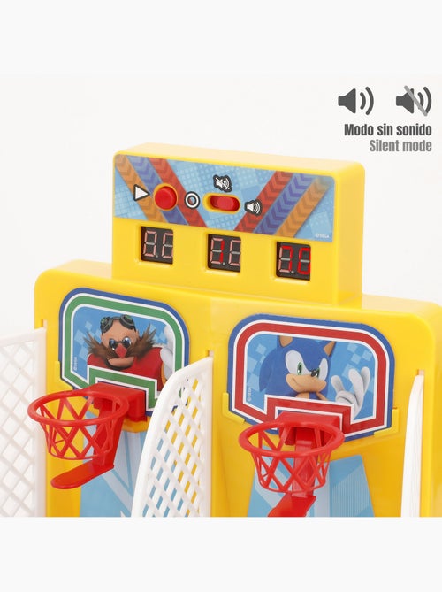 Sonic juego basket arcade de mesa con luz y sonido - Kiabi