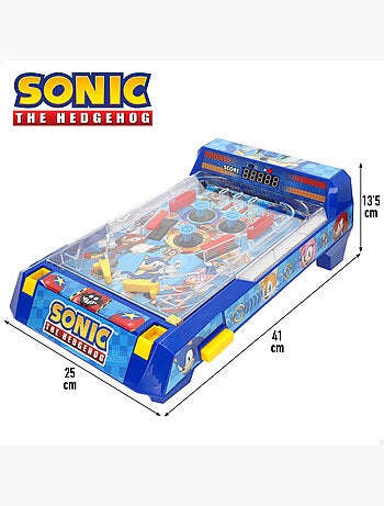 Sonic pinball arcade de mesa con luz y sonido