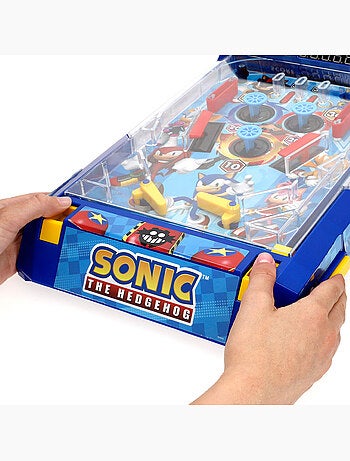 Sonic pinball arcade de mesa con luz y sonido