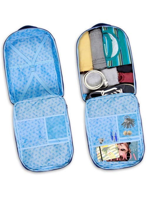 Sonic The Hedgehog Action Mochila Mercury Viaje Cabina Avión 40x20x25cm, Azul - Kiabi Sonic The Hedgehog Action Mochila Mercury Viaje Cabina Avión 40x20x25cm, Azul - Kiabi