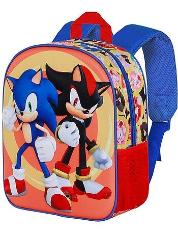 Sonic the hedgehog shadow mochila 3d elite, multicolor