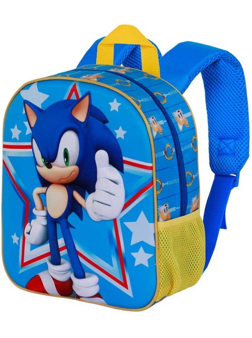 Sonic The Hedgehog Star Mochila 3D Elite, Azul - Kiabi Sonic The Hedgehog Star Mochila 3D Elite, Azul - Kiabi