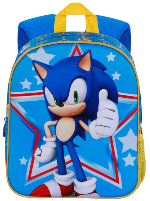 Sonic The Hedgehog Star Mochila 3D Elite, Azul - Kiabi Sonic The Hedgehog Star Mochila 3D Elite, Azul - Kiabi