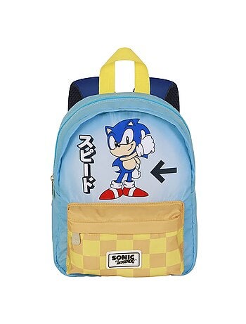 Sonic the hedgehog yeah mochila preescolar joy, azul