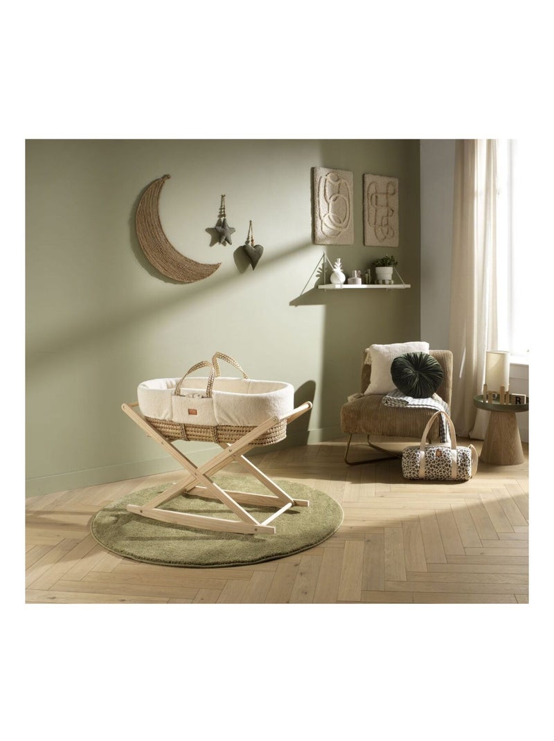 Soporte de moisés de madera de pino natural - basculante o - SAUTHON Marrón - Kiabi