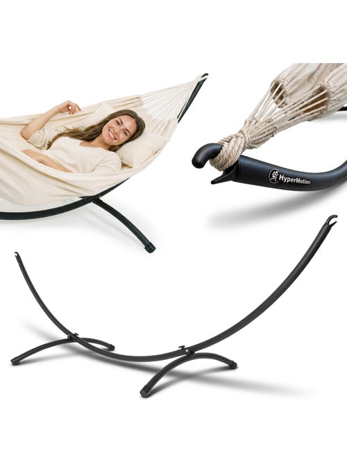 Soporte metálico arqueado para hamaca de jardín hypermotion - 300 x 100 x 96 cm - Kiabi