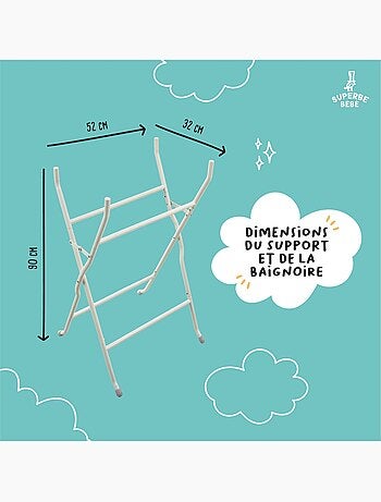 Soporte para bañera para modelos Bear, Dino y Lion- Kit de desagüe incluido | SUPERBE BEBE
