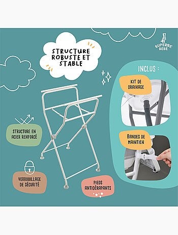 Soporte para bañera para modelos Bear, Dino y Lion- Kit de desagüe incluido | SUPERBE BEBE