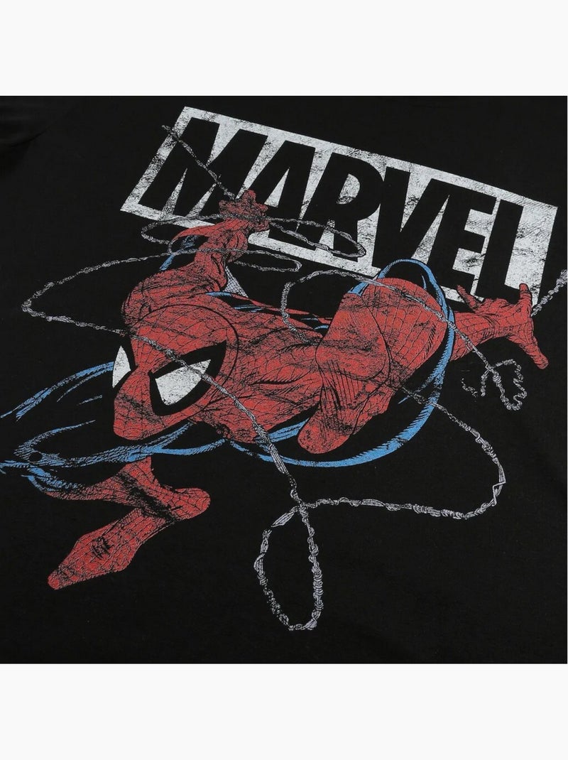 Spider-Man - Camiseta 90´s Spidey para Hombre Negro Rojo Blanco - Kiabi