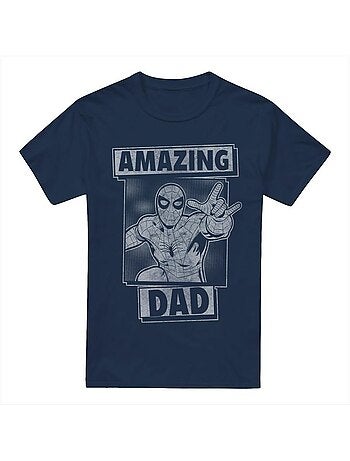 Spider-Man - Camiseta Amazing Dad Solo Día del Padre para Hombre
