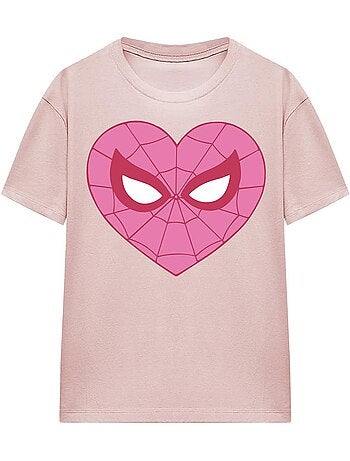Spider-Man - Camiseta Corazón para Adultos Unisex