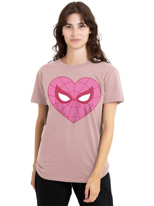 Spider-Man - Camiseta Corazón para Adultos Unisex - Kiabi