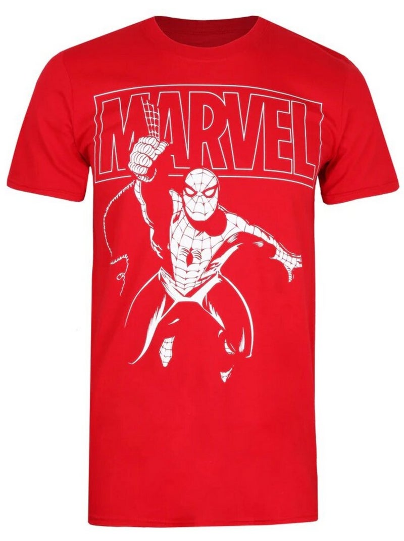 Spider-Man - Camiseta se Columpia para Hombre Rojo claro - Kiabi