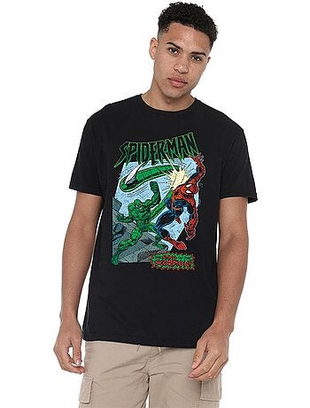 Spider-Man - Camiseta Sting Of The Scorpion Diseño Retro para Adultos Unisex