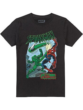 Spider-Man - Camiseta Sting Of The Scorpion Diseño Retro para Adultos Unisex