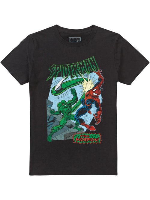 Spider-Man - Camiseta Sting Of The Scorpion Diseño Retro para Adultos Unisex - Kiabi