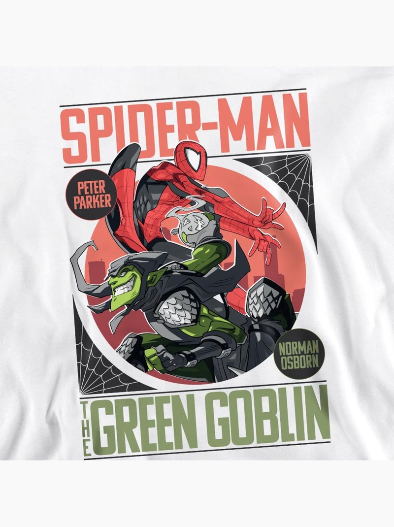 Spider-Man - Jersey Vs de Duende Verde para Adultos Unisex Blanco - Kiabi