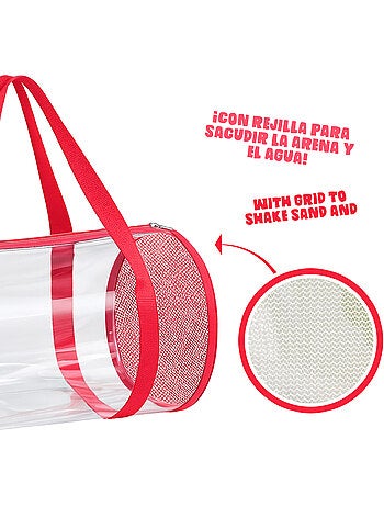 Spider-man set cubo playa con accesorios toalla y bolsa