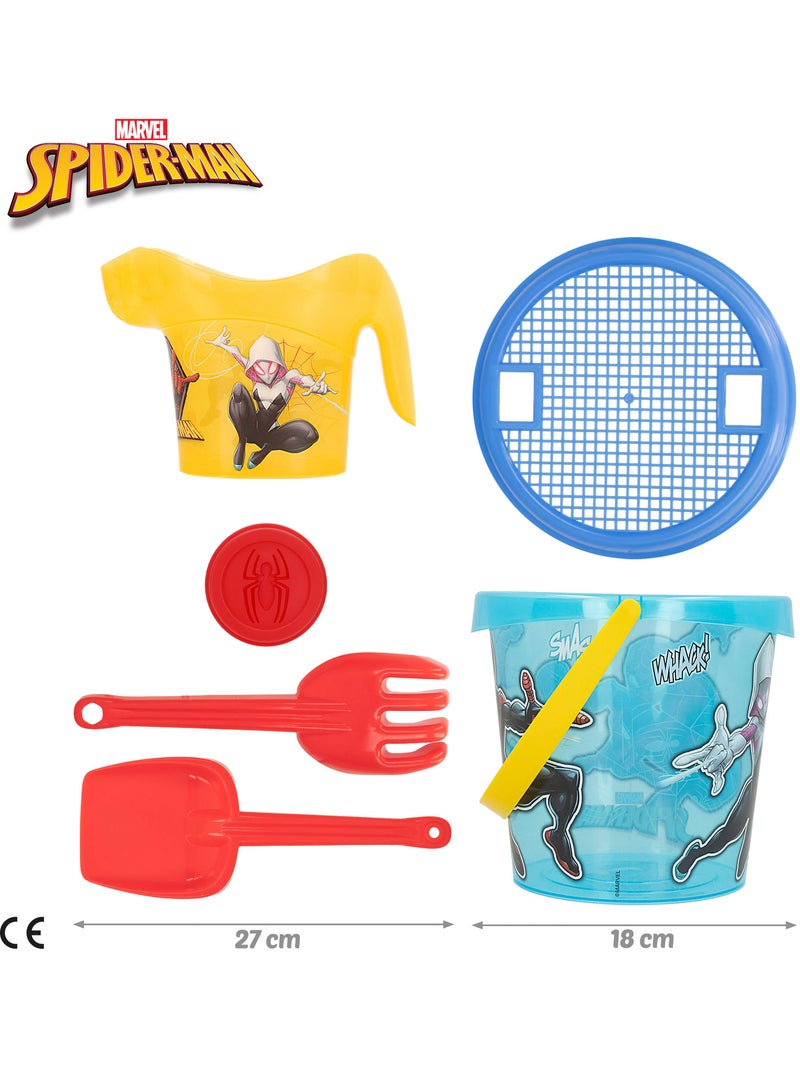 Spider-man set cubo playa con accesorios toalla y bolsa N/D - Kiabi