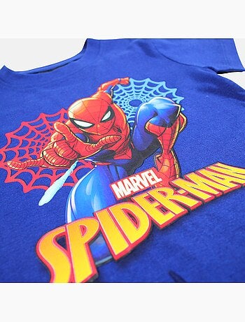 Spiderman - Conjunto niño Spider-Man camiseta de manga corta y pantalón corto