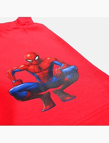 Spiderman - Conjunto niño Spider-Man camiseta de manga corta y pantalón corto