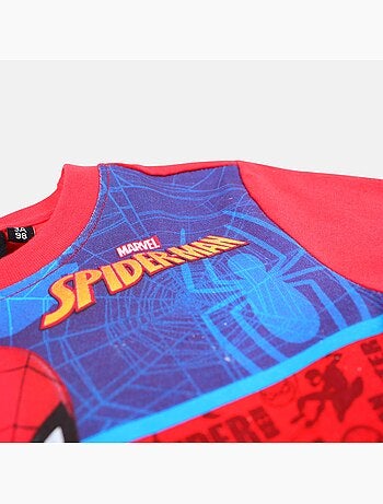 Spiderman - Conjunto niño Spider-Man camiseta de manga corta y pantalón corto
