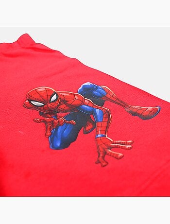 Spiderman - Conjunto niño Spider-Man camiseta de manga corta y pantalón corto