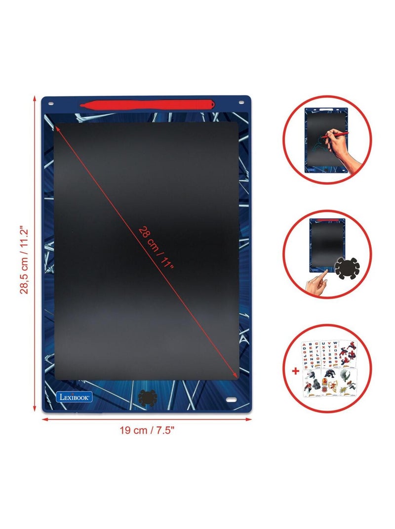 SpiderMan 11'' tableta de tinta electrónica multicolor para aprender a dibuTarro con plantillas N/D - Kiabi