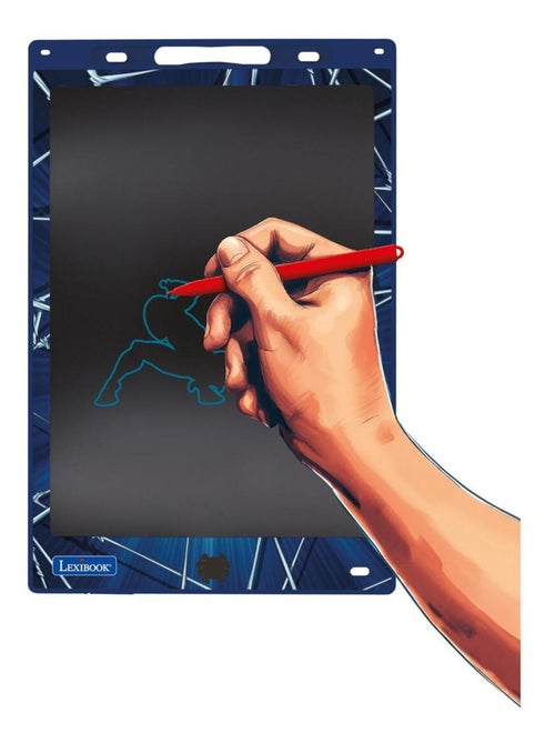 SpiderMan 11'' tableta de tinta electrónica multicolor para aprender a dibuTarro con plantillas - Kiabi