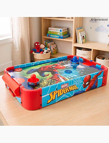Spiderman air hockey de mesa 53x31x9 cm
