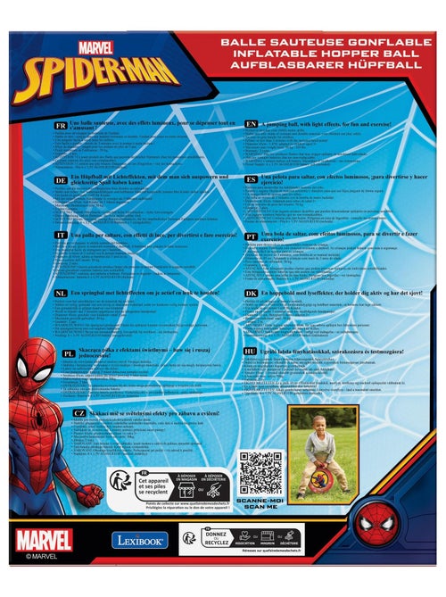 Spiderman Bola Hinchable Electrónica 18' / 45cm - Kiabi