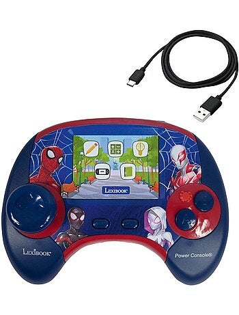 Spiderman Consola educativa de mano bilingüe con pantalla LCD ES/EN
