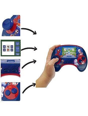 Spiderman Consola educativa de mano bilingüe con pantalla LCD ES/EN