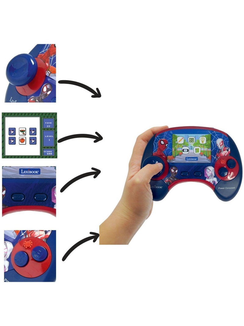 Spiderman Consola educativa de mano bilingüe con pantalla LCD ES/EN Azul - Kiabi