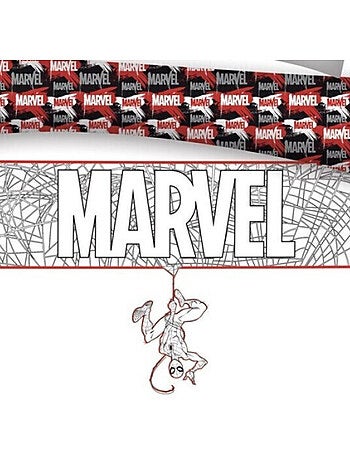 Spiderman, juego de sábanas doble estampado reversible 100% algodón, MARVEL WHITE