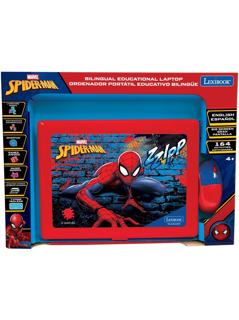 Spiderman puertoátil educativo bilingüe con 164 actividades (EN/ES) Rojo - Kiabi