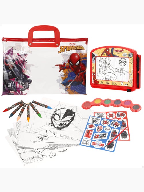 Spiderman set de dibujo con accesorios +3 años - Kiabi Spiderman set de dibujo con accesorios +3 años - Kiabi