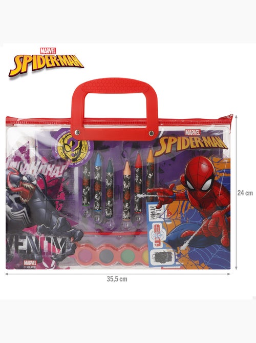 Spiderman set de dibujo con accesorios +3 años - Kiabi Spiderman set de dibujo con accesorios +3 años - Kiabi