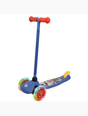 Spidey patinete 3 ruedas 55x23x68 cm máx. 20 kg con luces y freno